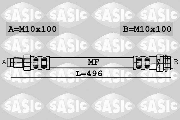 SASIC 6606039 Brake hose