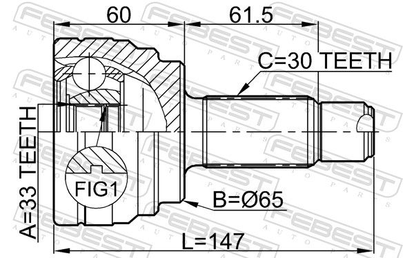Joint Kit, drive shaft-1
