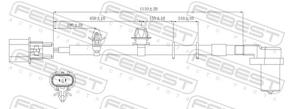 Sensor, wheel speed-1