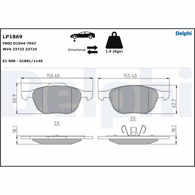Brake Pad Set, disc brake-4