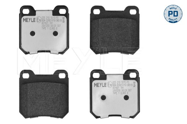 MEYLE 025 210 5015/PD Stabdžių trinkelių rinkinys, diskinis stabdys