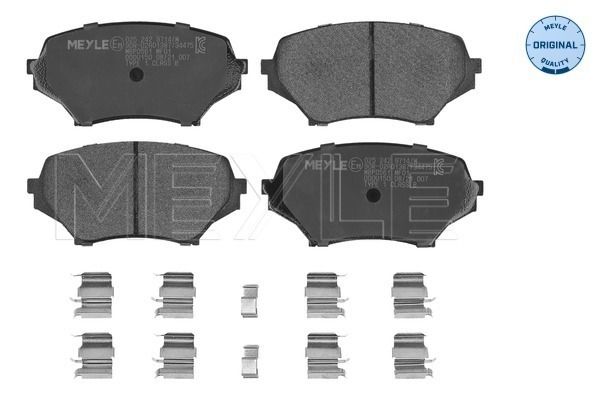 MEYLE 025 242 9714/W Brake pad set, disc brake