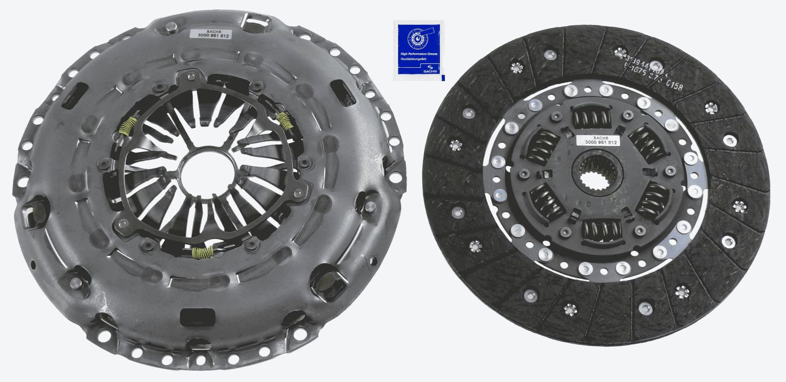 SACHS 3000 951 812 Clutch kit