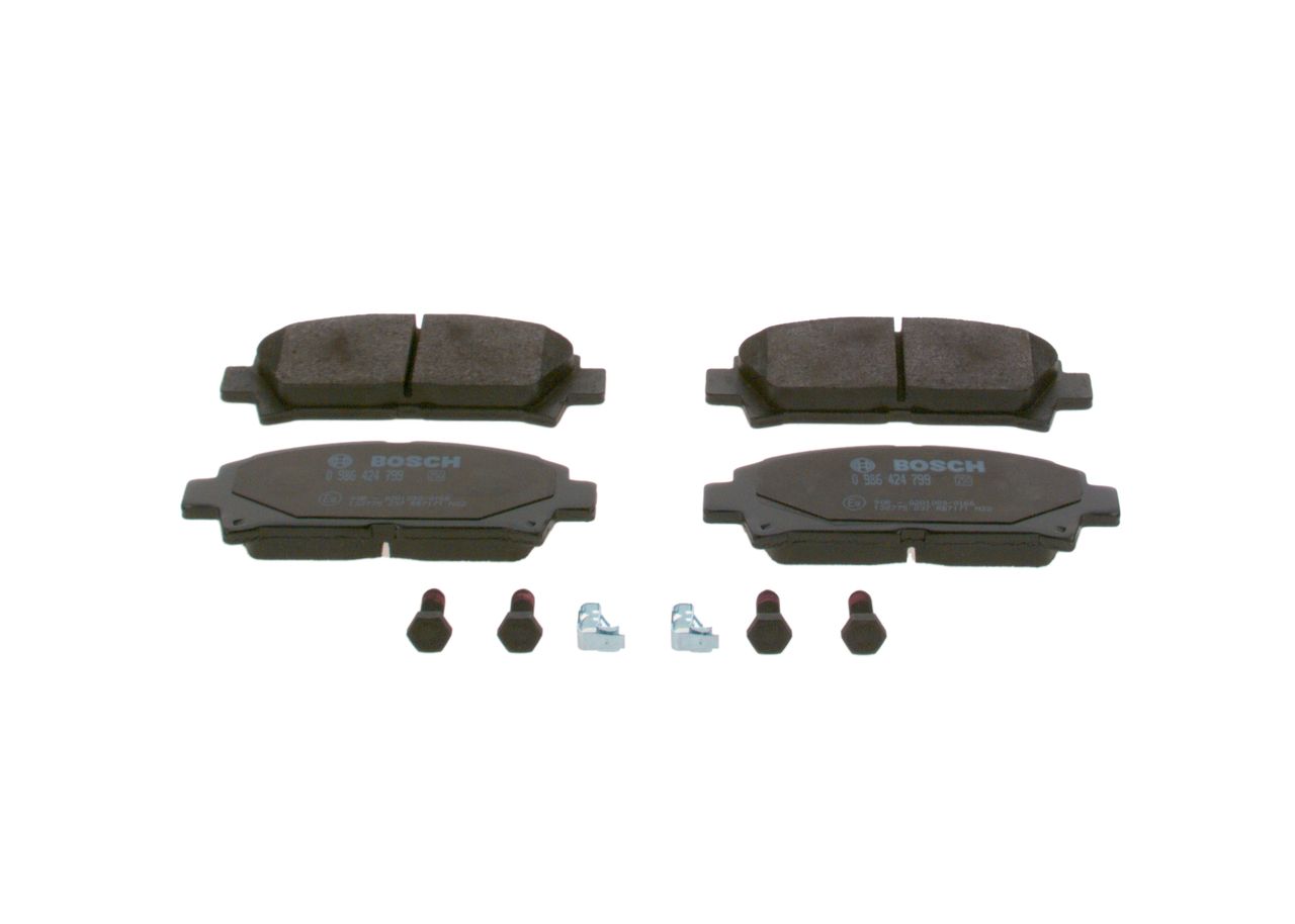 BOSCH 0 986 424 799 Brake pad set, disc brake