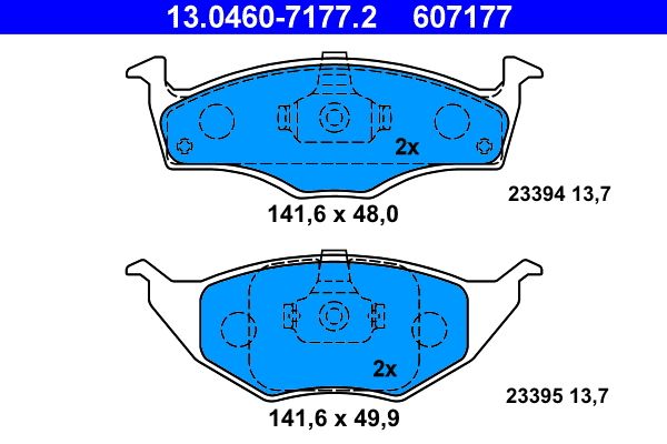 stabdžių trinkelių rinkinys, diskinis stabdys