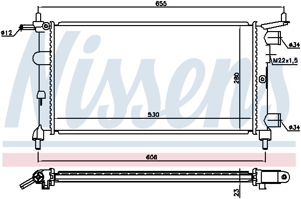 Radiator, engine cooling-4