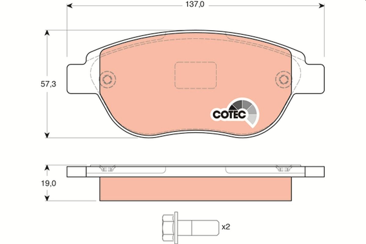 Brake Pad Set, disc brake-1