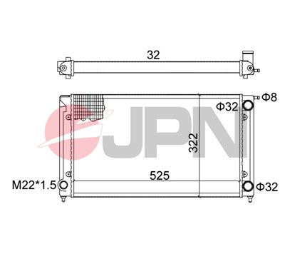 Radiator, engine cooling