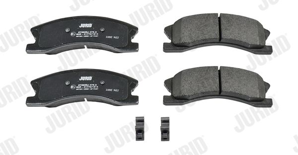 JURID 573636J Stabdžių trinkelių rinkinys, diskinis stabdys