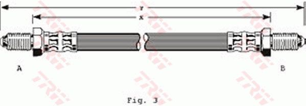 TRW PHC134 Brake hose