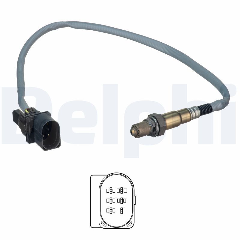 DELPHI ES20549-12B1 Oxygen sensor
