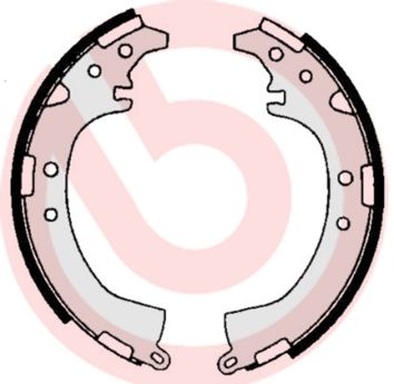 BREMBO S 83 528 Brake shoe set