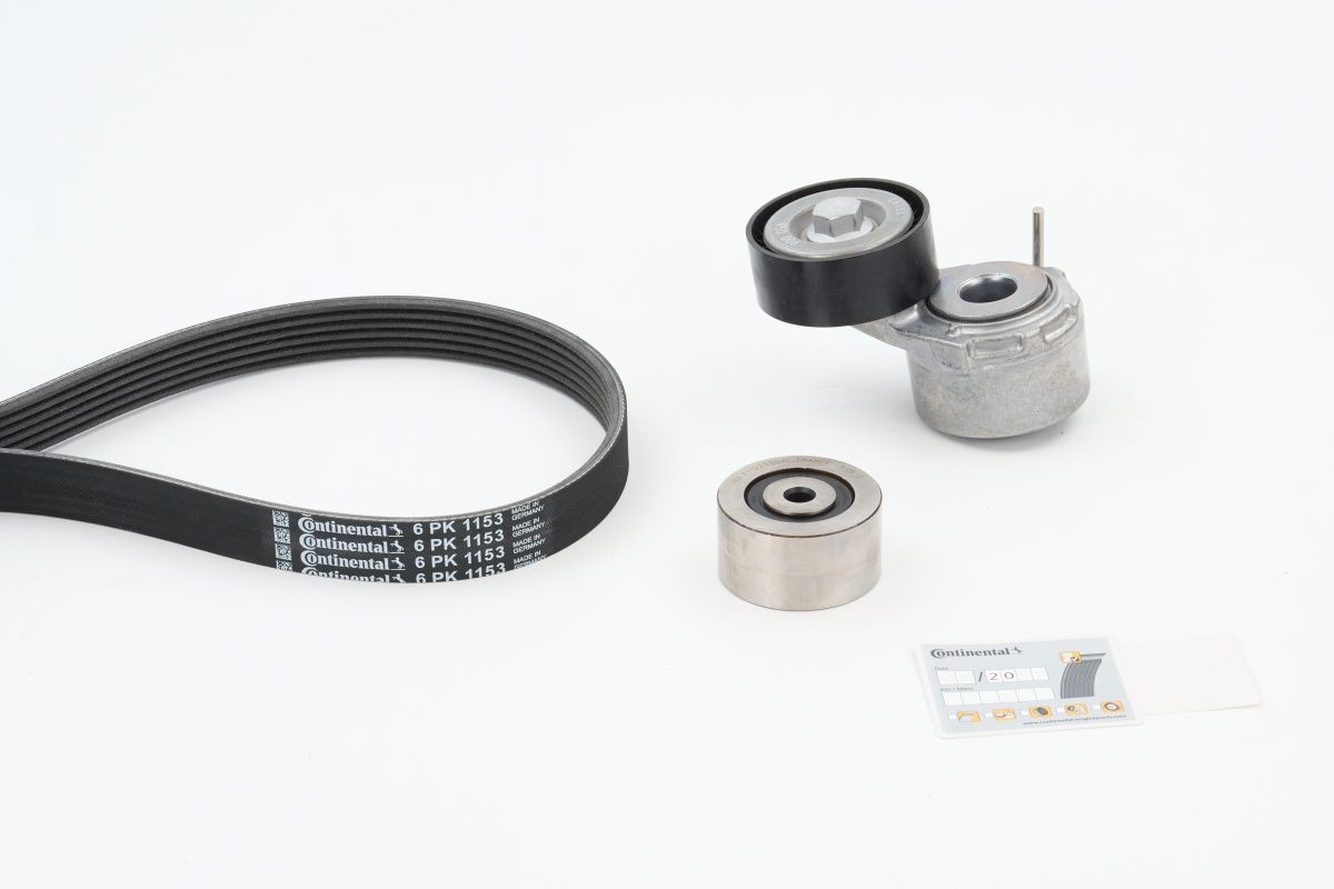 CONTINENTAL CTAM 6PK1153K2 V-ribbed belt set