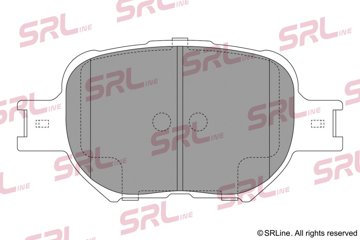 SRLINE S70-0268 Brake pad set, disc brake