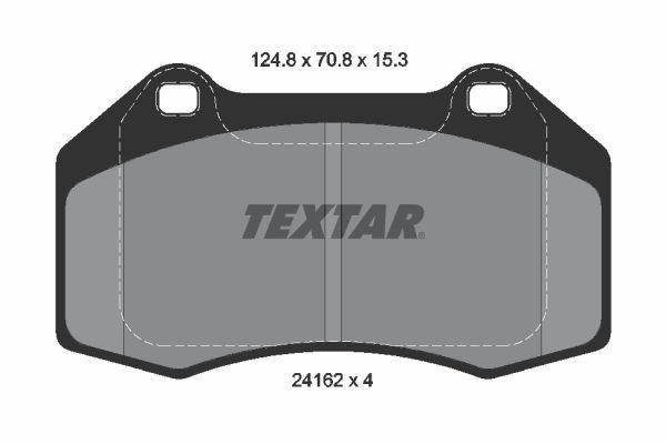 TEXTAR 2416201 Brake pad set, disc brake