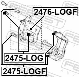 Piston, brake caliper-1