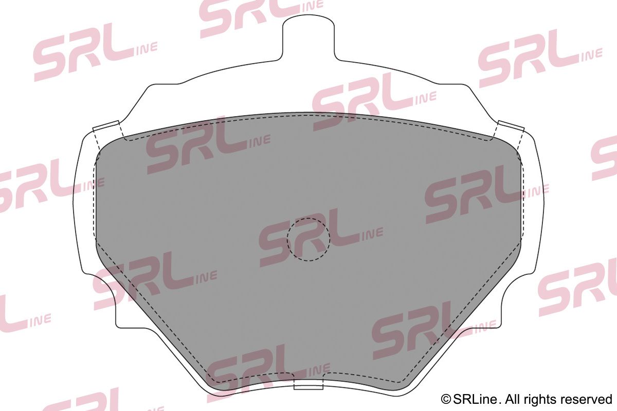SRLINE S70-1239 Brake pad set, disc brake
