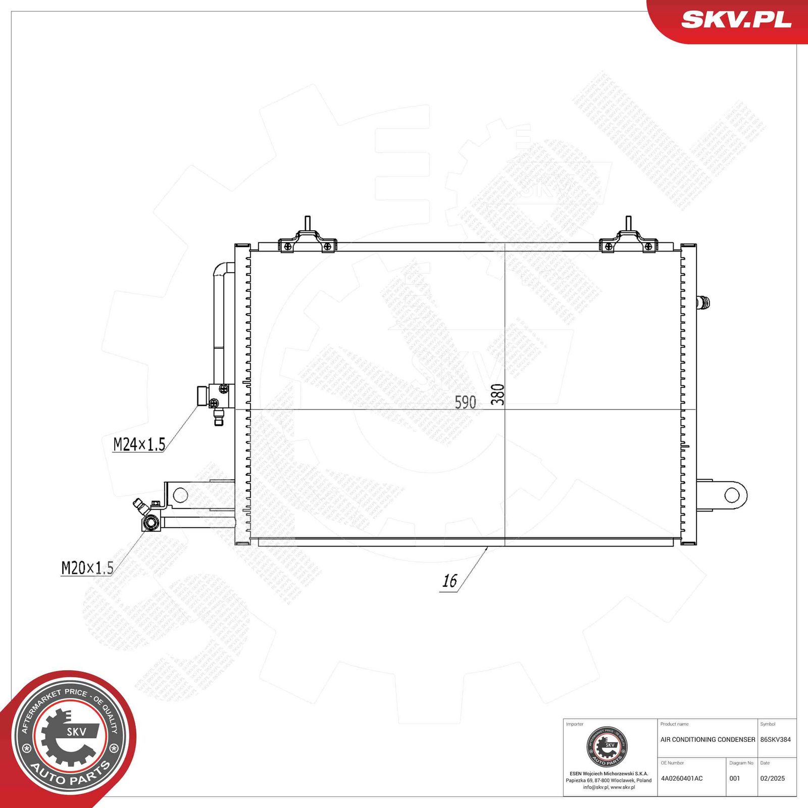 Condenser, air conditioning-4