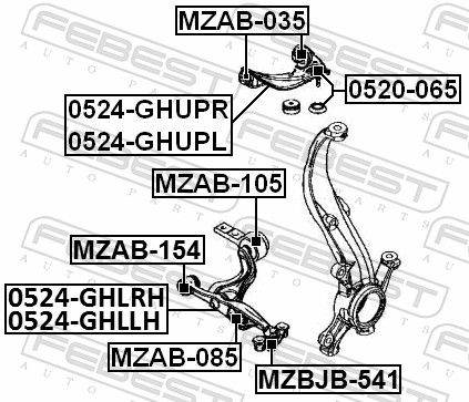 Control/Trailing Arm, wheel suspension-1