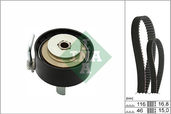 SCHAEFFLER INA 530 0763 10 Timing belt kit