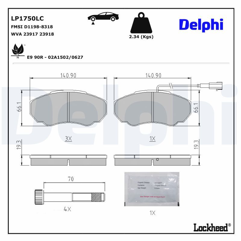 Brake Pad Set, disc brake