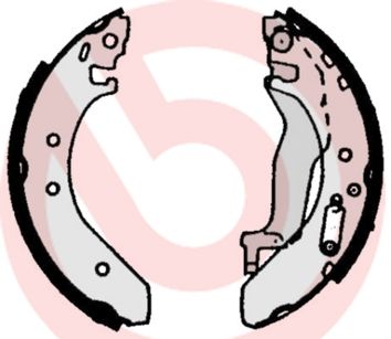 BREMBO S 52 503 Brake shoe set
