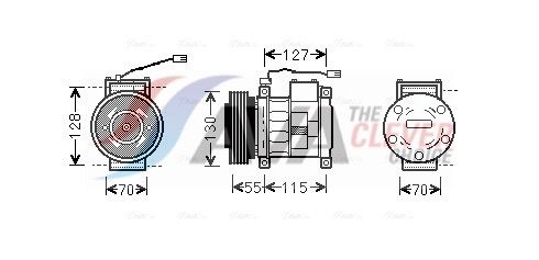 AVA CLEVER CHOICE JEAK032 Compressor, air conditioning