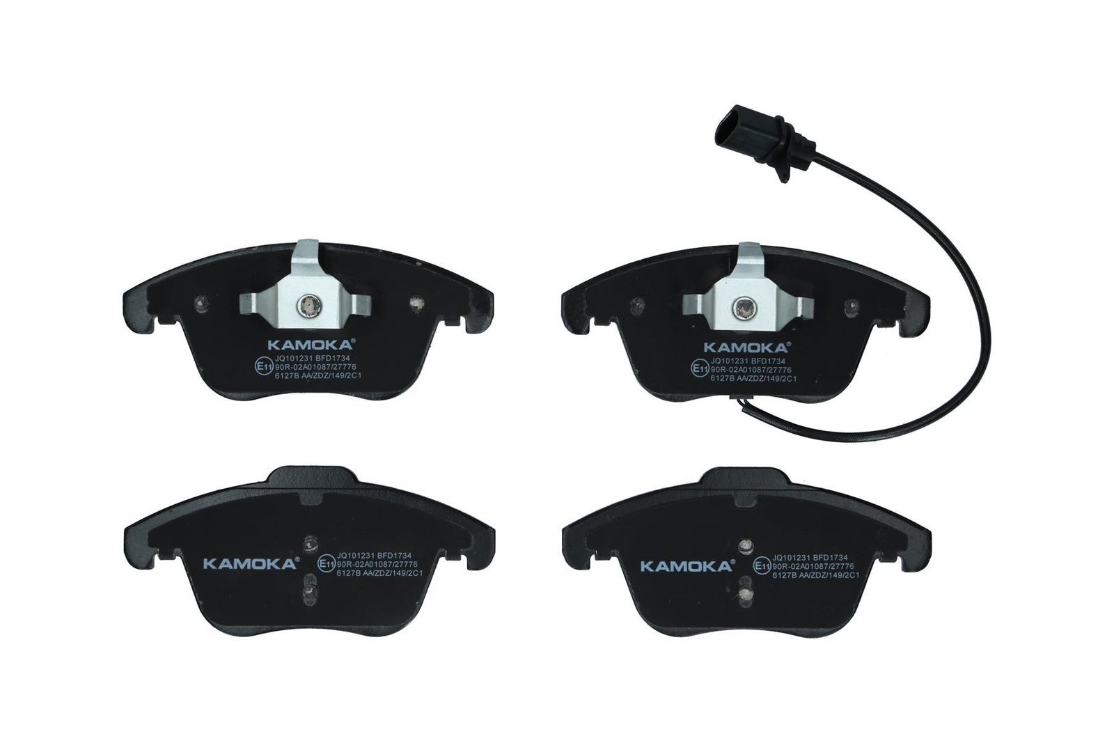 KAMOKA JQ101231 Brake pad set, disc brake