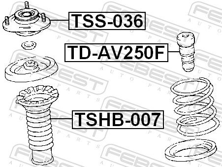 Suspension Strut Support Mount-1