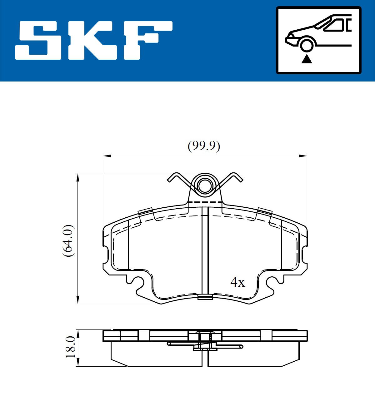 Brake Pad Set, disc brake-1