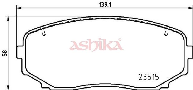 Brake Pad Set, disc brake-1
