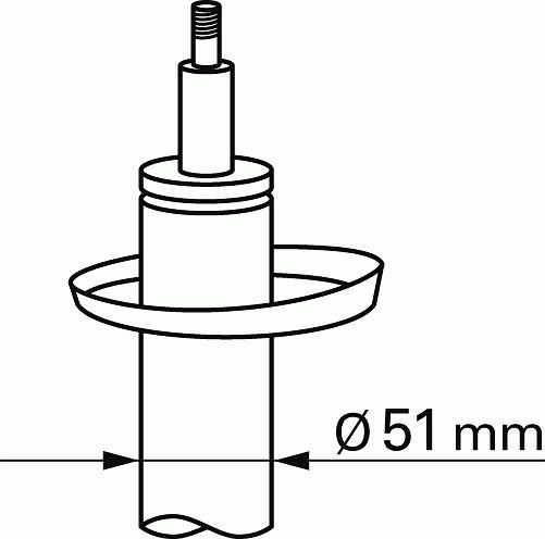 SACHS 100 456 Shock absorber