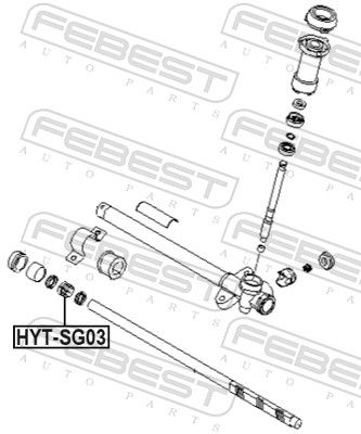 Bush, steering shaft-1