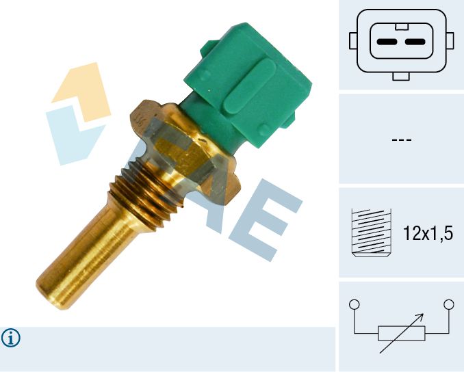 FAE 33600 Sensor, coolant temperature