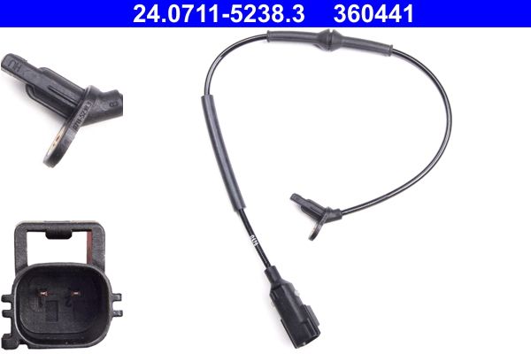 Sensor, wheel speed