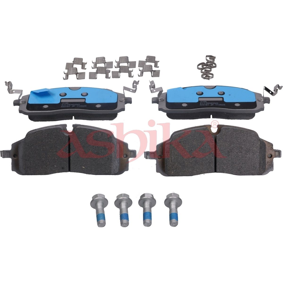 ASHIKA 50-00-0166 Brake pad set, disc brake