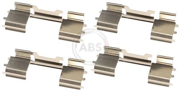 A.B.S. 1729Q Priedų komplektas, diskinių stabdžių trinkelės