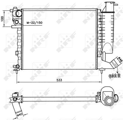 Radiator, engine cooling-1