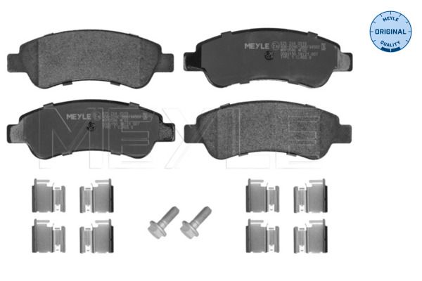 MEYLE 025 244 6519 Brake pad set, disc brake