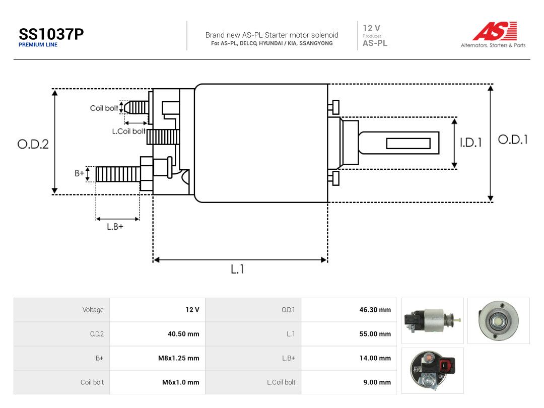 Solenoid Switch, starter-3