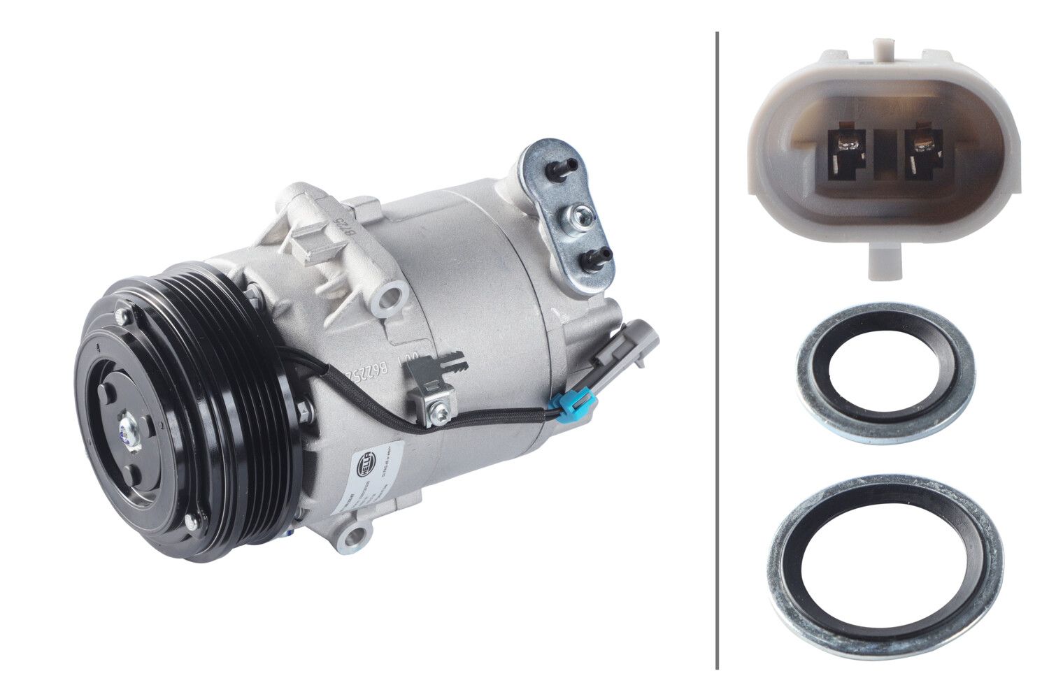 HELLA 8FK 366 200-871 Compressor, air conditioning
