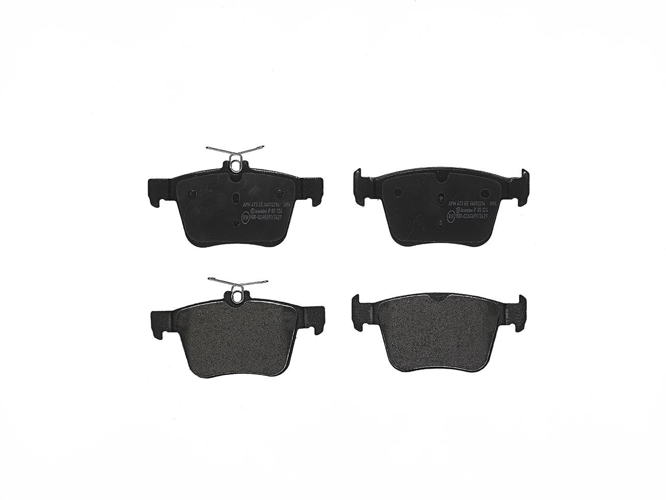 BREMBO P 85 124X Brake pad set, disc brake
