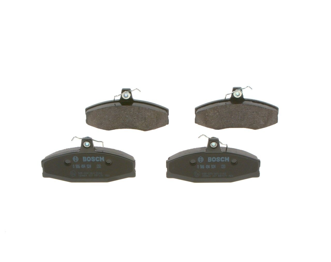BOSCH 0 986 494 924 Brake pad set, disc brake