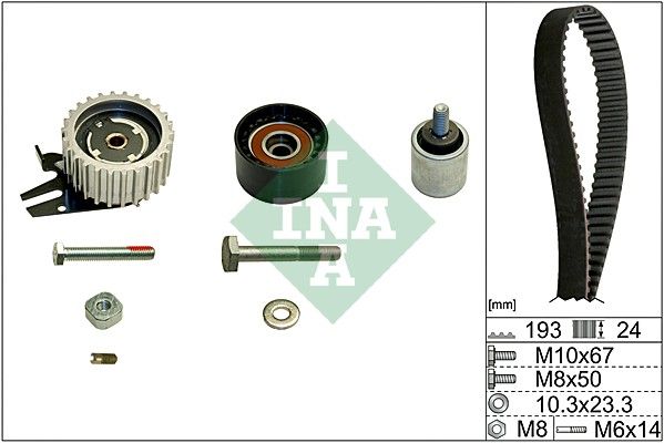 SCHAEFFLER INA 530 0619 10 Timing belt kit