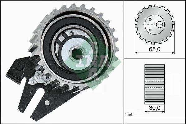 SCHAEFFLER INA 531 0844 10 Tensioner pulley, timing belt