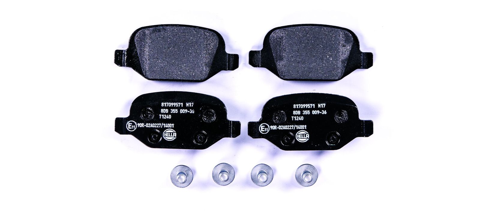 HELLA 8DB 355 009-361 Brake pad set, disc brake