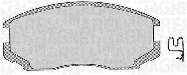 MAGNETI MARELLI 363916060333 Brake pad set, disc brake