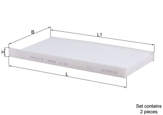 KNECHT LA 468/S Filter, cabin air