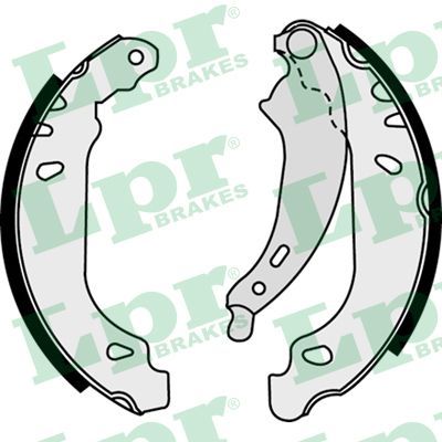LPR 07490 Brake shoe set
