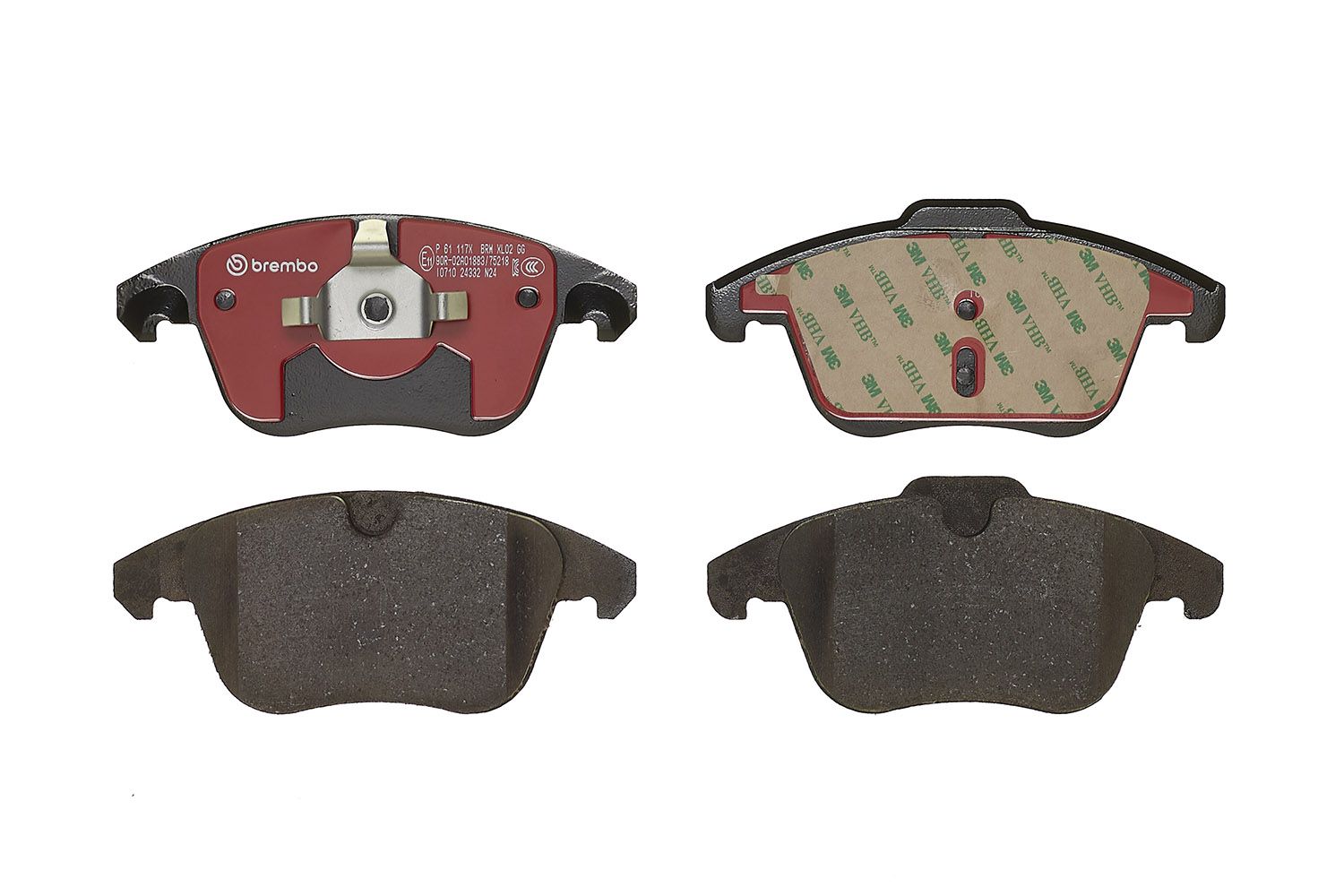 stabdžių trinkelių rinkinys, diskinis stabdys-2